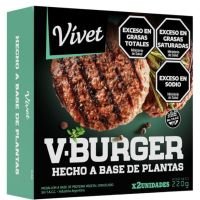 V-BURGER CARNE 2U · 220g
