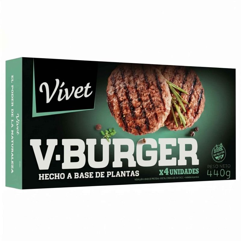 V-BURGER CARNE 4U · 440g