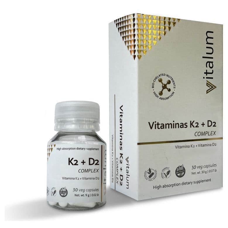 Vitaminas K2 + D2 complex NEUTRO · 9g