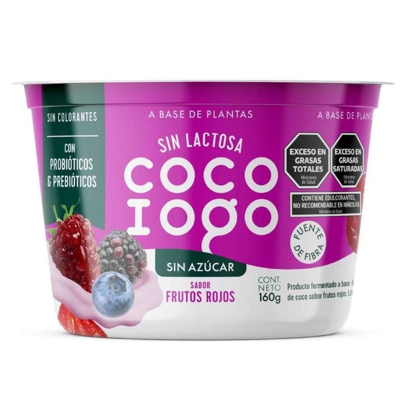Yogur de Coco FRUTOS DEL BOSQUE · 160g