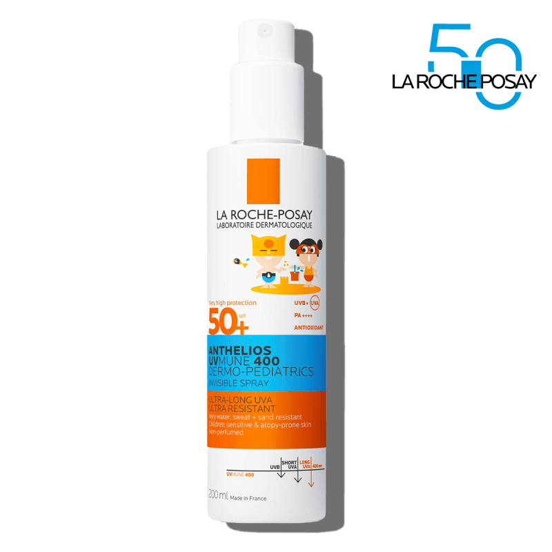 ANTHELIOS UVMUNE 400 DERMO-PEDIATRICS SPRAY INVISIBLE SPF50+