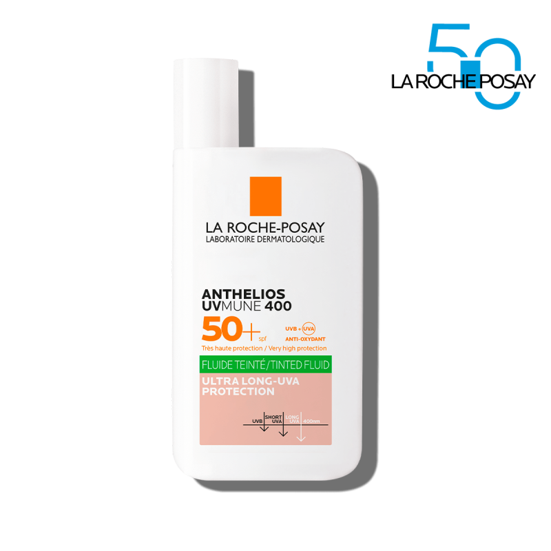 ANTHELIOS UVMUNE 400 OIL CONTROL FLUIDO SPF50+ CON COLOR