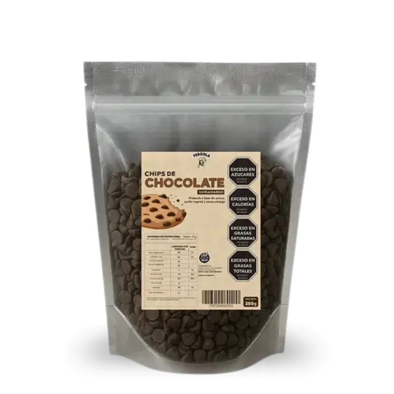 Chips de Chocolate Semi Amargo Pérgola x 250g