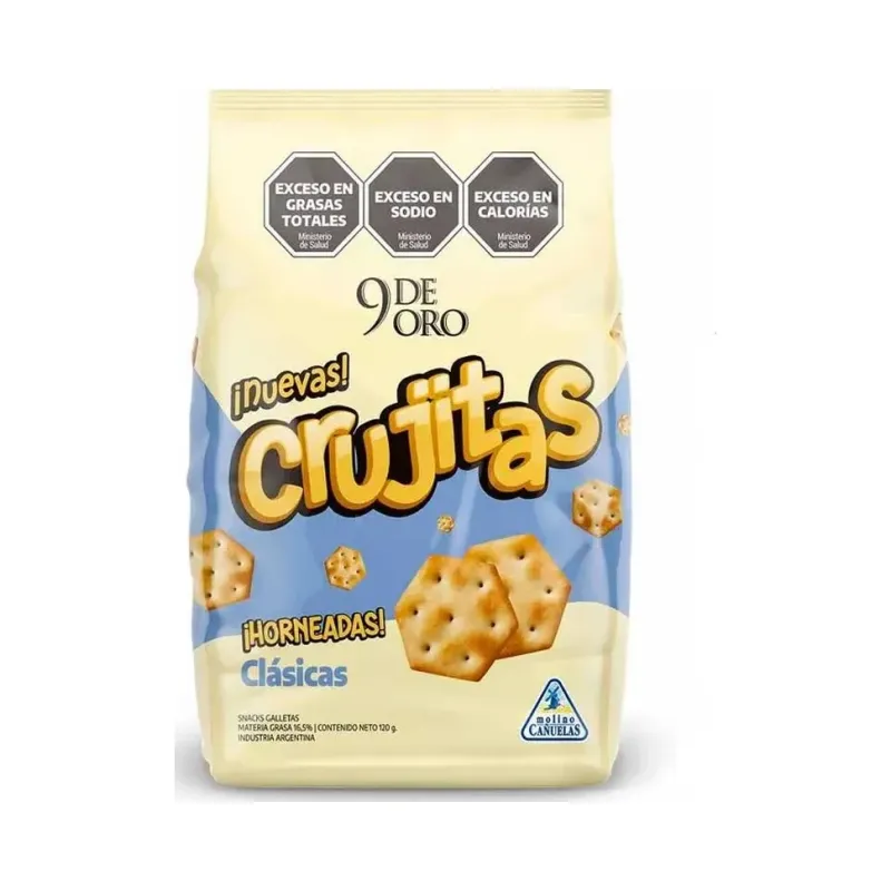 Crujitas Clásicas 9 de Oro 120 g