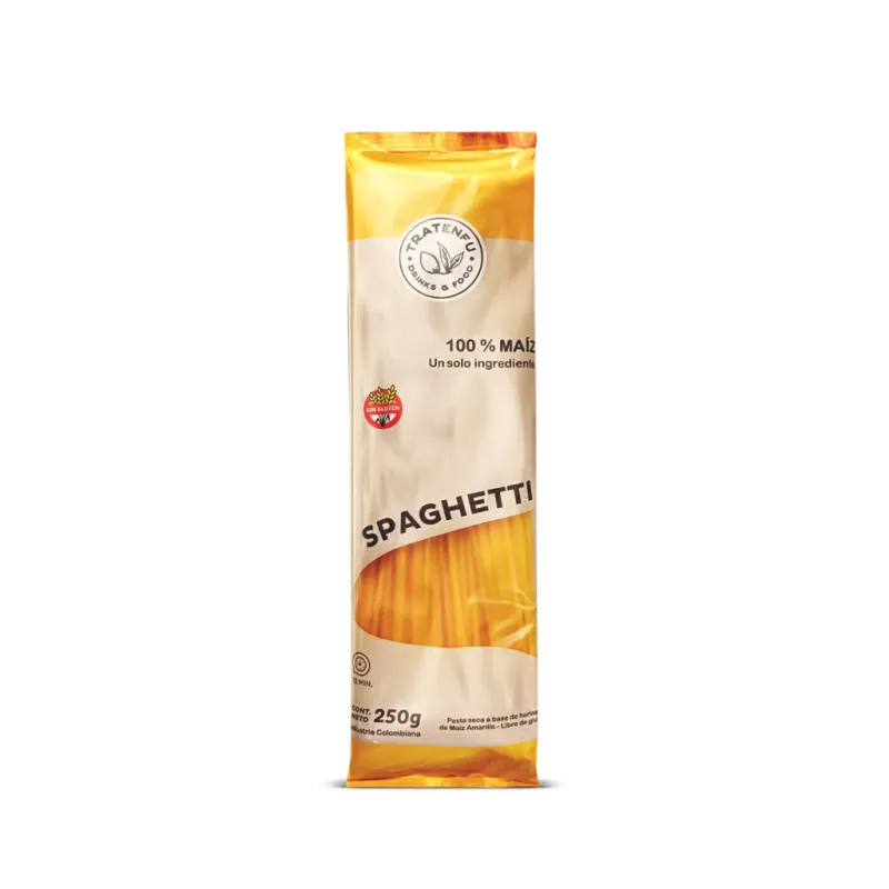Fideos Spaghettis de Maíz TRATENFÚ x 250g