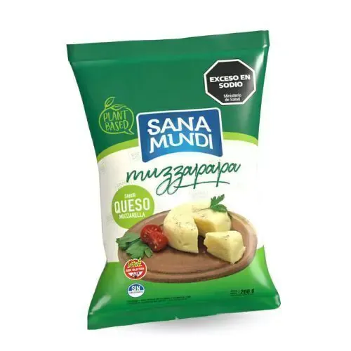 Muzzapapa Premezcla Muzzarella Vegana SANA MUNDI x 200g