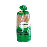 Pan integral con salvado sin sal