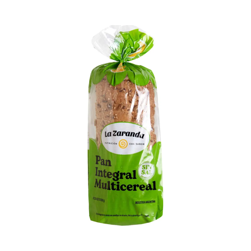 Pan integral multicereal sin sal