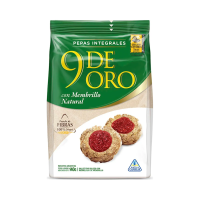 Pepas Integrales con Membrillo Natural 9 de Oro 140 g