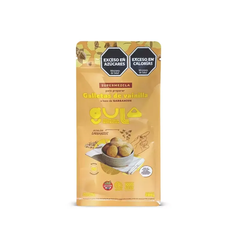 Super Mix Galletas de Vainilla base Garbanzos GULA x 200g