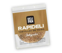 Tortilla de trigo. Rapideli Integrales. Delipan