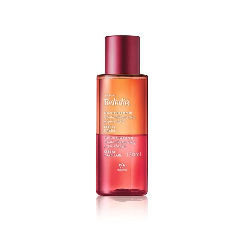 Aceite Bifásico Corporal Tododia Cereza y Avellana 120 ml
