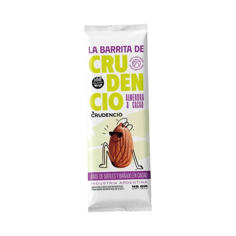Barrita Almendras y Cacao CRUDENCIO 45g