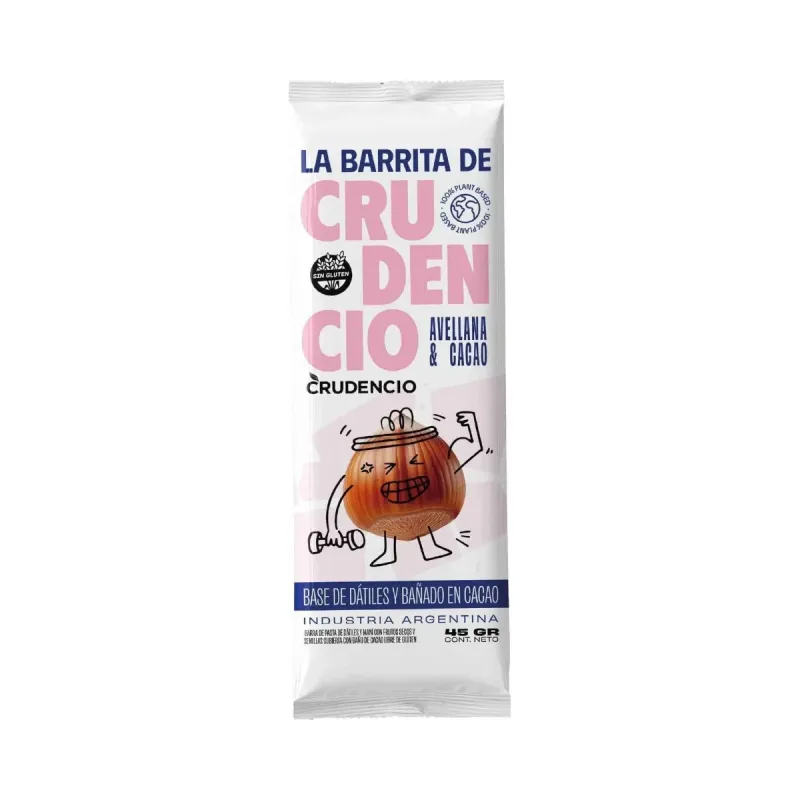 Barrita Avena y Cacao CRUDENCIO 45g