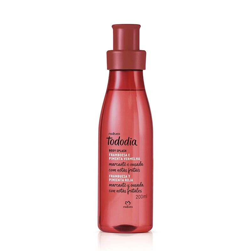Body splash Frambuesa y pimienta roja Tododia 200ml