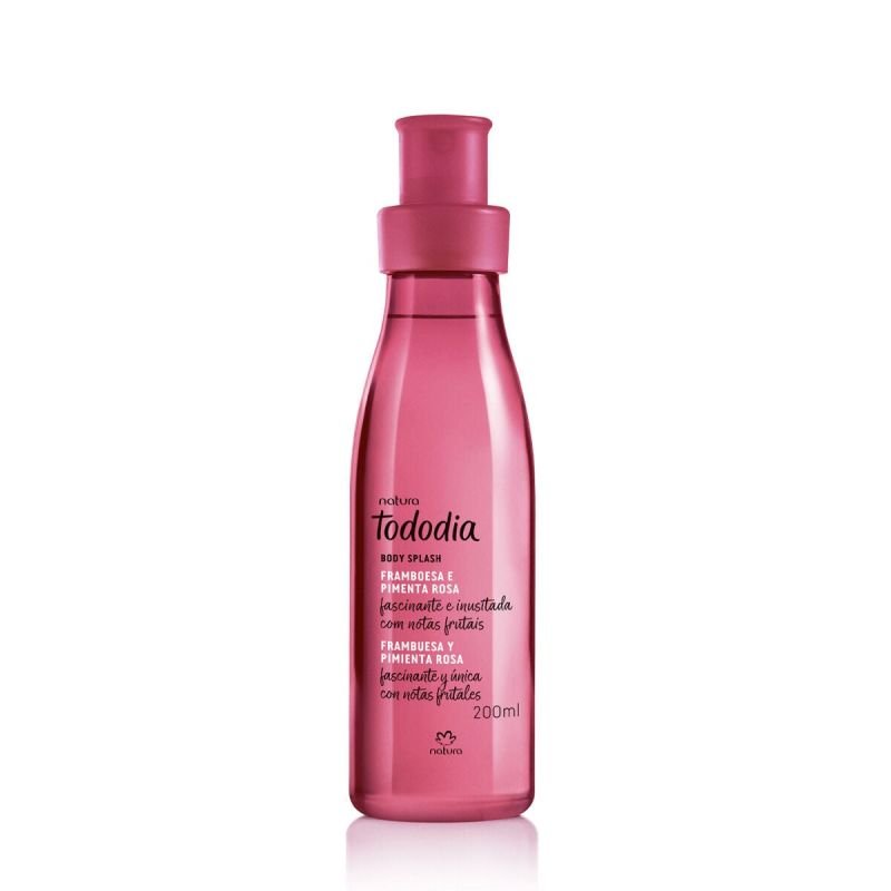 Body splash Frambuesa y Pimienta Rosa Tododia 200ml