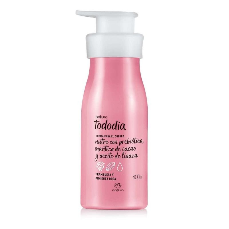 Crema Nutritiva Tododia Frambuesa y Pimienta Rosa 400 ml