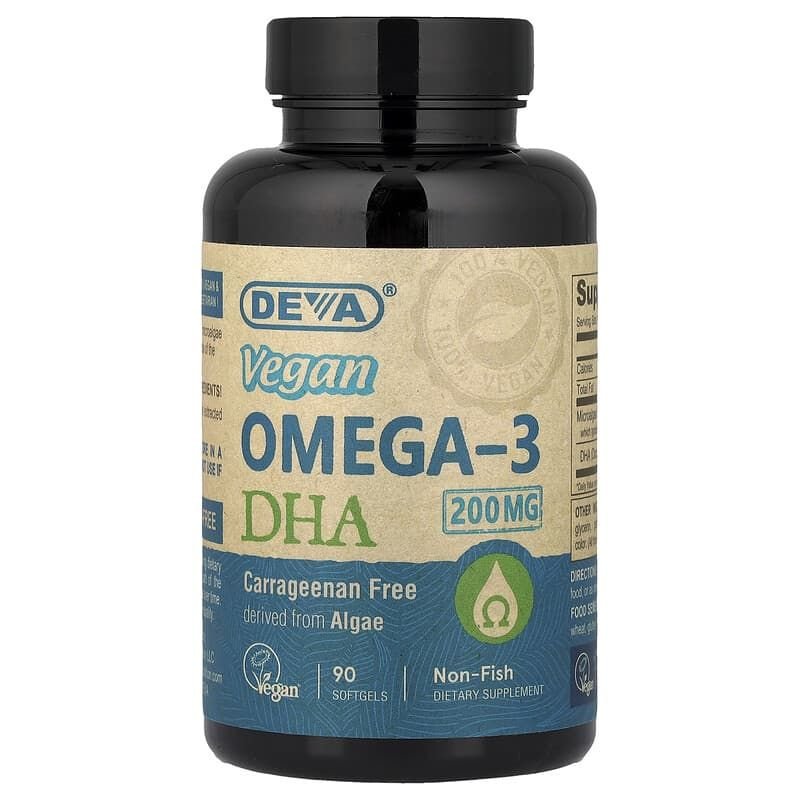 Deva, Omega-3 DHA vegano