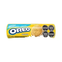 Galletitas Oreo Golden Sabor Vainilla Rellenas con Crema 118g