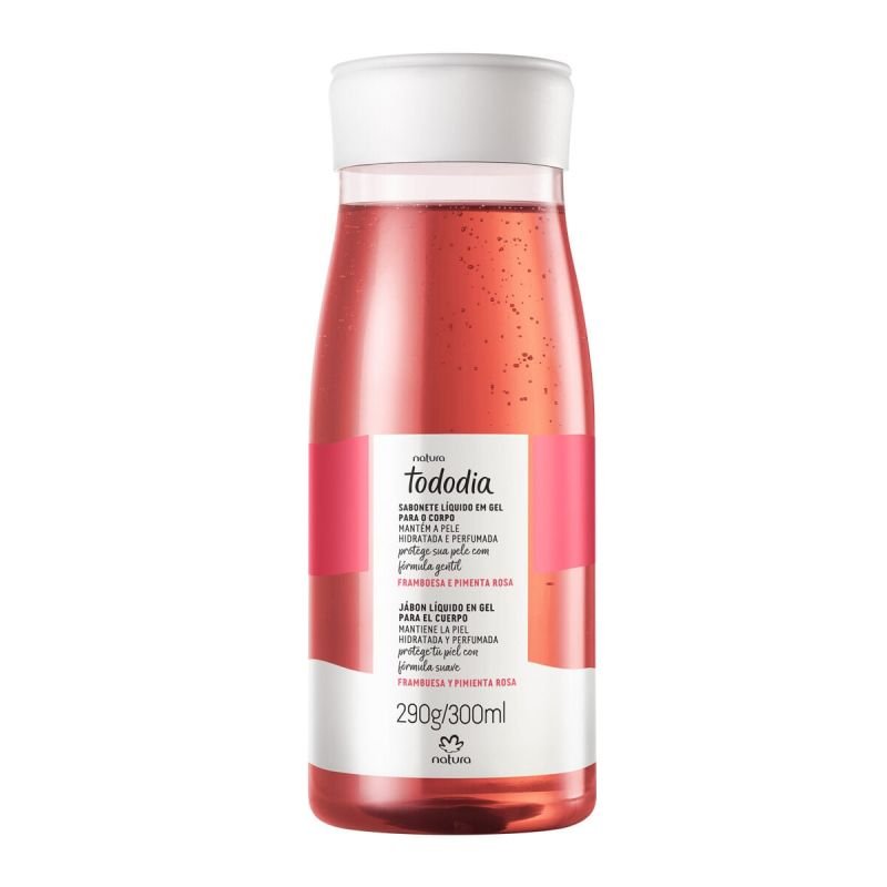 Jabón Líquido Corporal Tododia Frambuesa y Pimienta Rosa 300 ml