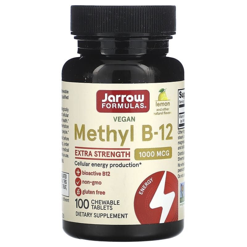 Jarrow Formulas, Metilo B-12, limón