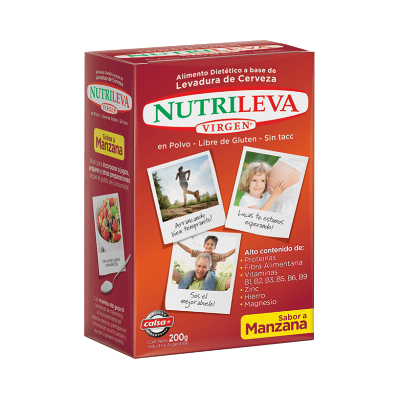 Levadura Nutricional Sabor Manzana NUTRILEVA 200g