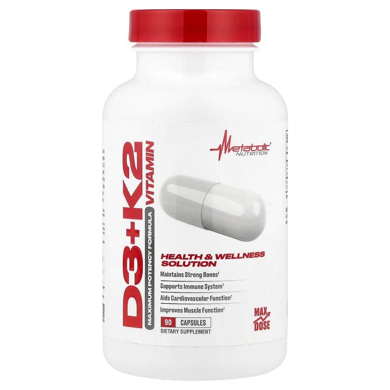 Metabolic Nutrition, Vitamina D3 + K