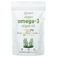 Micro Ingredients, Aceite de algas omega-3 vegano, limón