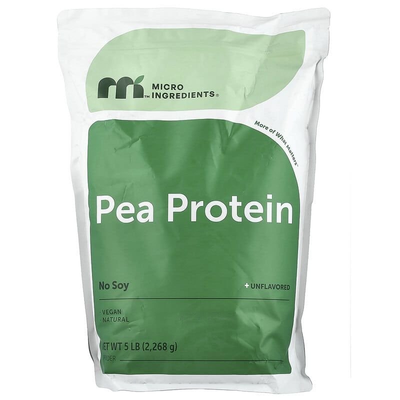 Micro Ingredients, Proteína en polvo de guisante, sin sabor, 2,26 kg (5 lb)