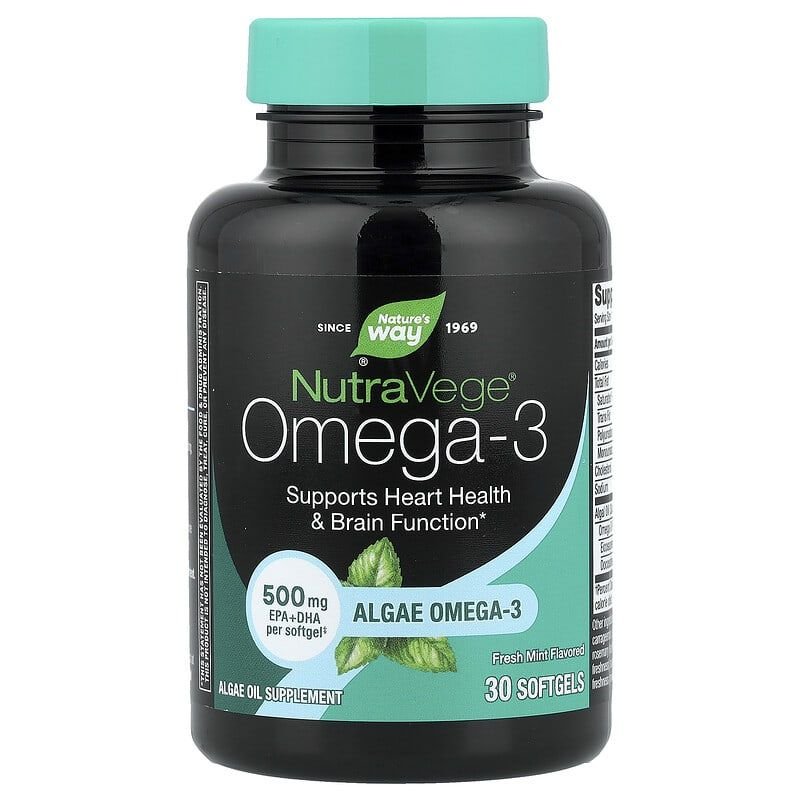 Nature's Way, NutraVege®, Omega-3, Menta fresca