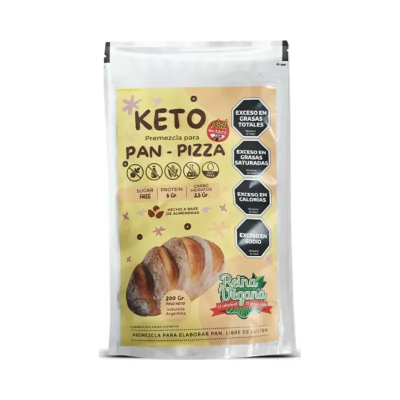 Premezcla para Panes y Pizzas Keto - REINA FOOD x 200g