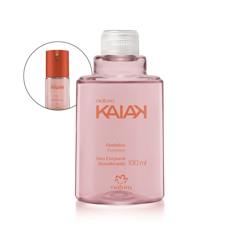 Repuesto Desodorante en Spray Corporal Perfumado Femenino Kaiak Clásico 100 ml