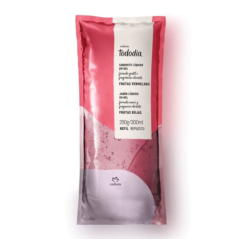 Repuesto Jabón Líquido Corporal Tododia Frutas Rojas 300 ml
