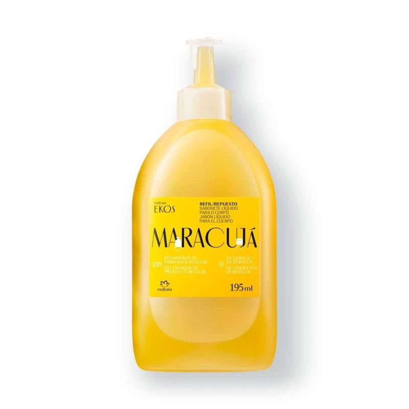 Repuesto Jabón Líquido en Gel Ekos Maracuyá 195 ml