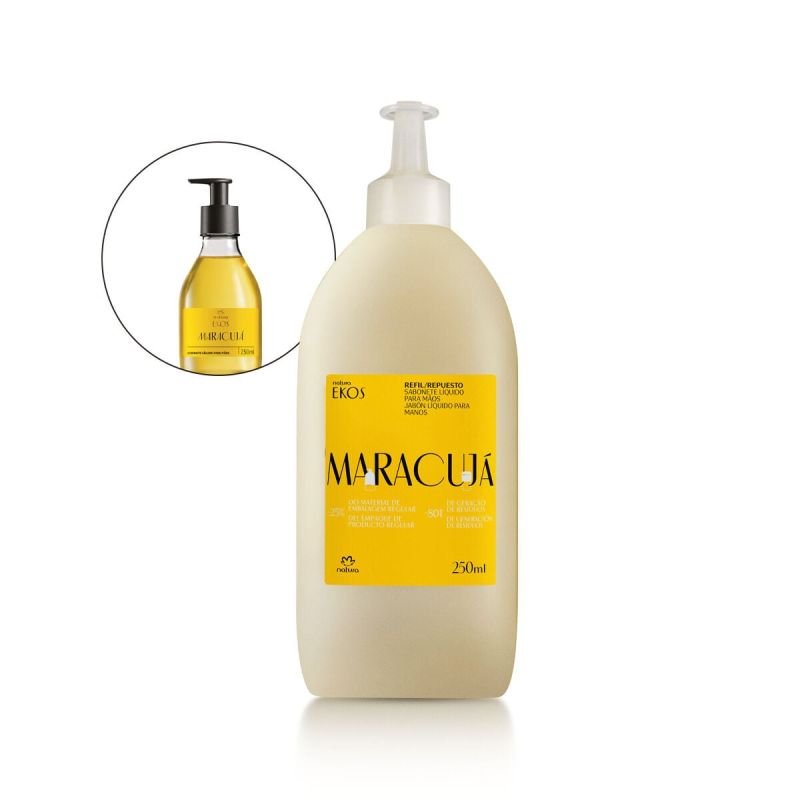 Repuesto Jabón Líquido para Manos Ekos Maracuyá 250 ml