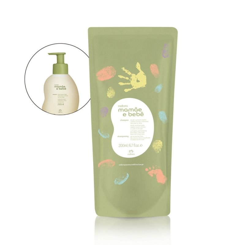 Repuesto Shampoo Infantil Mamá y Bebé 200ml