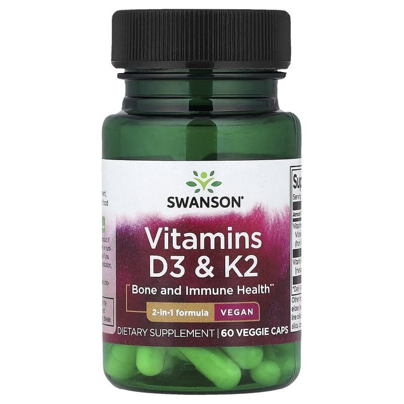Swanson Vitamins, Vitaminas D3 y K