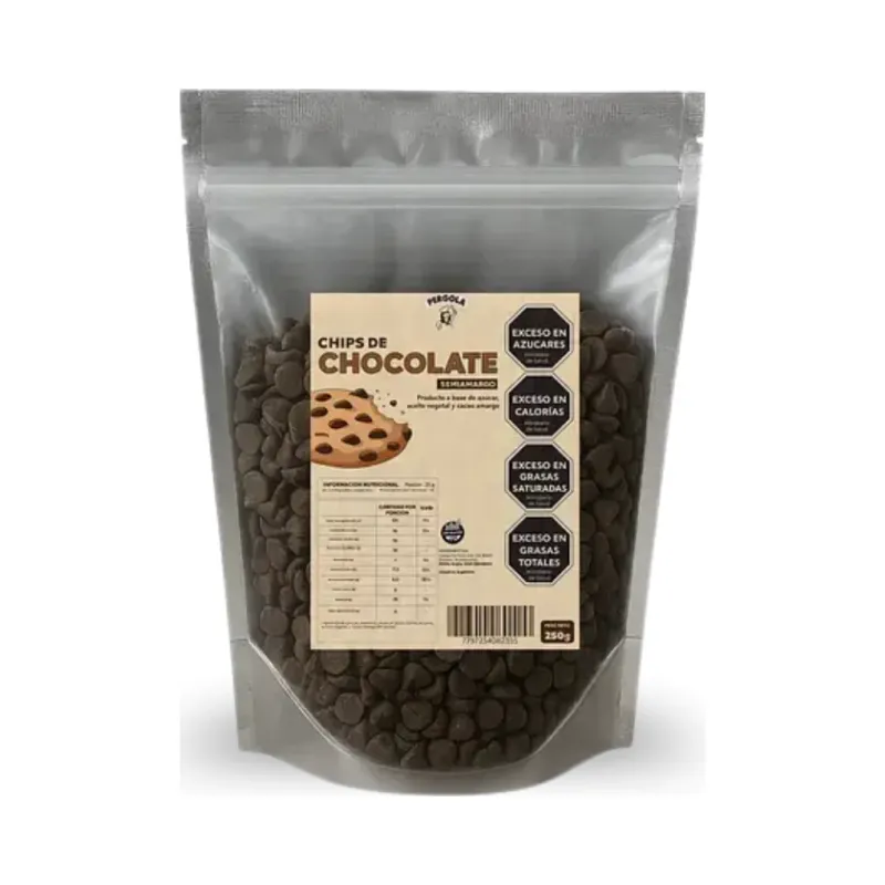 Chips de Chocolate Semi Amargo PÉRGOLA x 250g