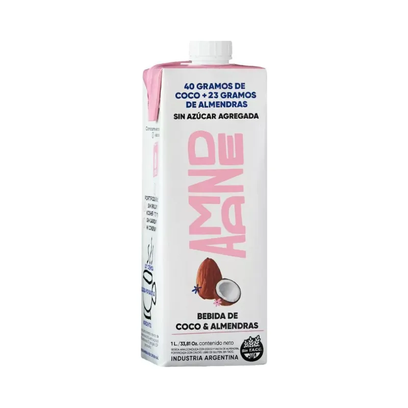 Leche Coco y Almendras AMANDE x 1 Litro