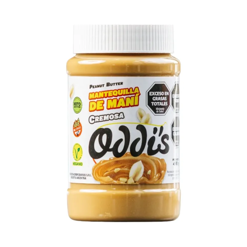 Mantequilla de Maní Cremosa Creamy ODDIS x 490g