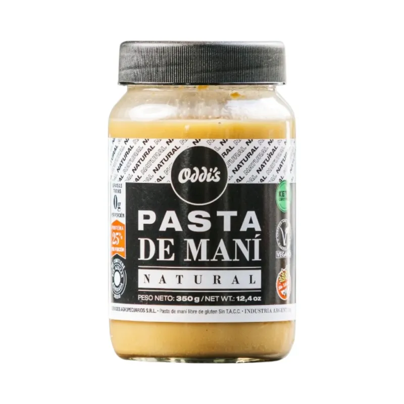 Pasta de Maní Natural ODDIS x 350g
