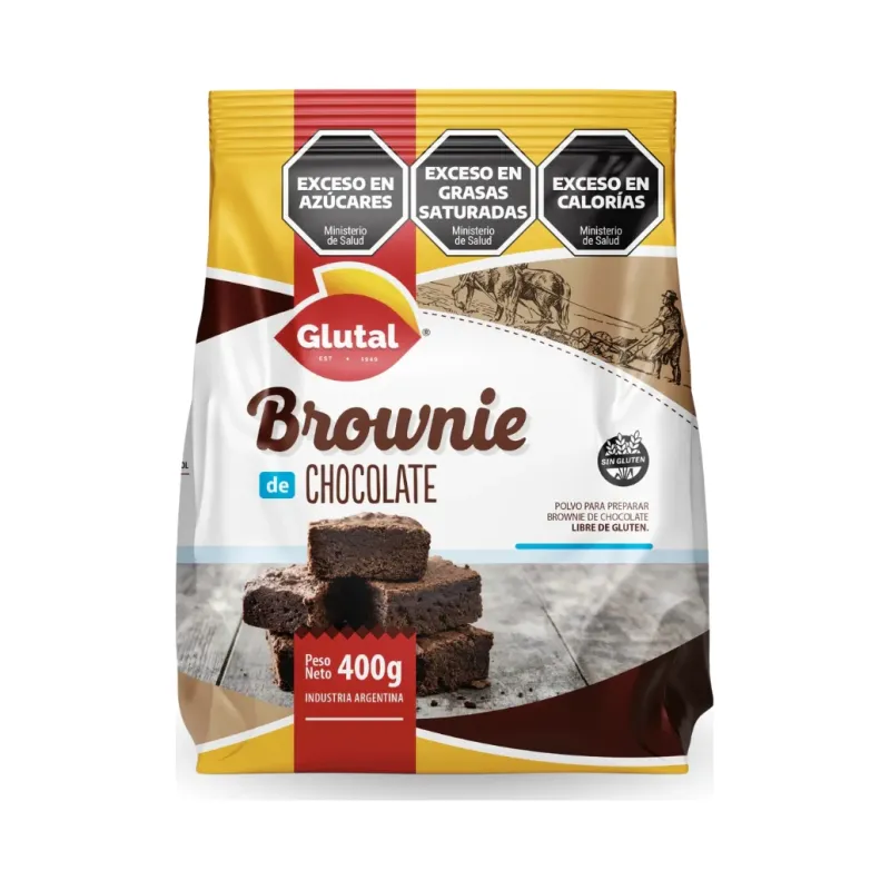 Premezcla para Brownie de Chocolate GLUTAL x 400g