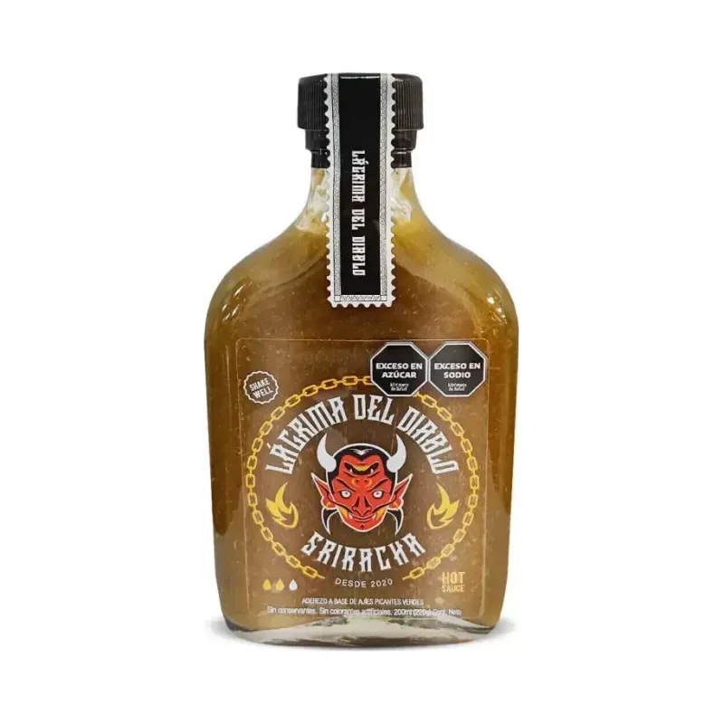Salsa Sriracha de Pimientos Verdes LÁGRIMA DEL DIABLO x 200g